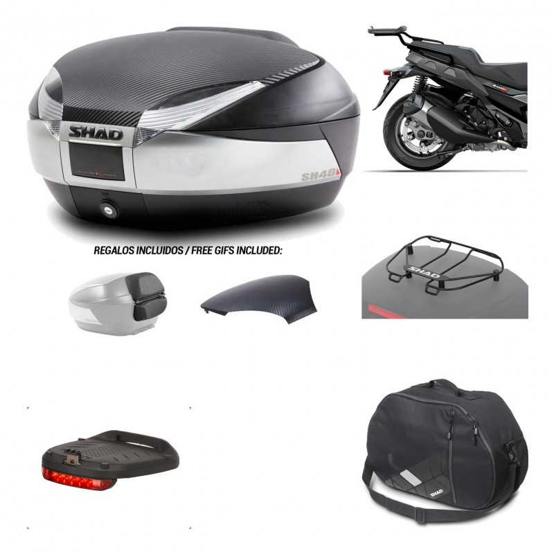 Rear trunk + mounting hardware + accessories  SH48