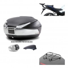 SHAD Baul trasero + herraje montaje parrilla portabultos superior SH48 KIT-180786