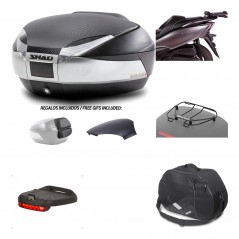 SHAD Baul trasero + herraje montaje accesorios SH48 KIT-180935