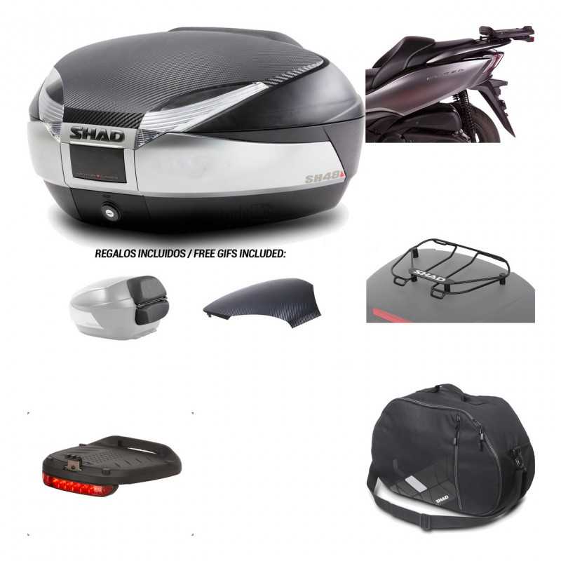 SHAD Baul trasero + herraje montaje accesorios SH48 KIT-180935