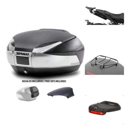 SHAD Baul trasero + herraje montaje accesorios SH48 KIT-180639