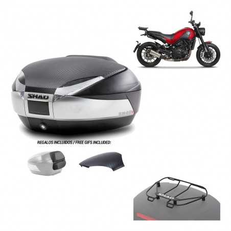 SHAD Baul trasero + herraje montaje parrilla portabultos superior SH48 KIT-180690