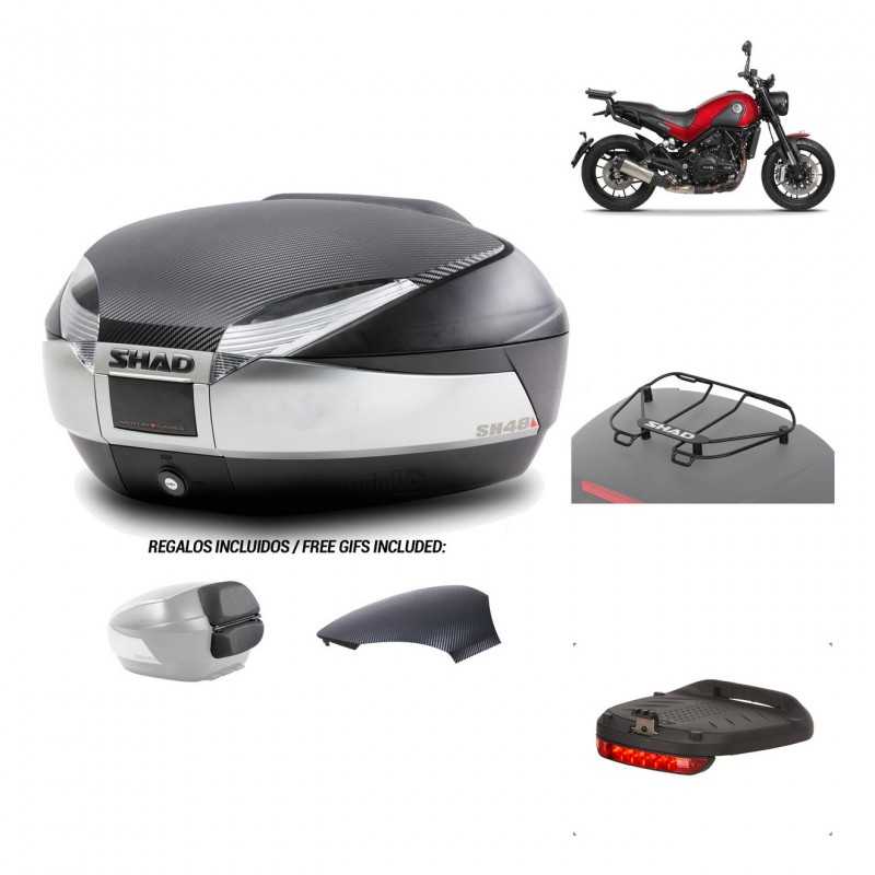 SHAD Baul trasero + herraje montaje accesorios SH48 KIT-180691