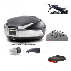 Rear trunk + mounting hardware + accessories  SH48