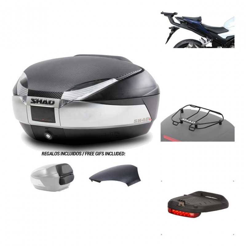 Rear trunk + mounting hardware + accessories  SH48