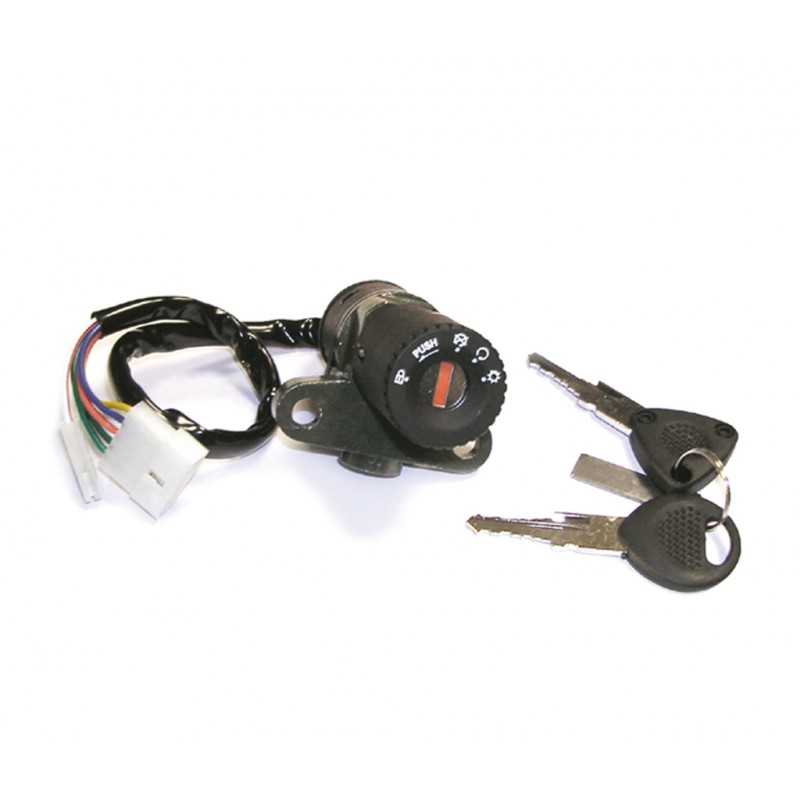 Lock, key contact