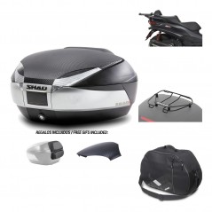 Rear trunk + mounting hardware + accessories  SH48