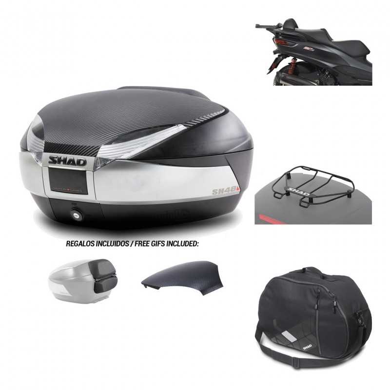 Rear trunk + mounting hardware + accessories  SH48