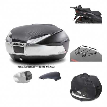 SHAD Baul trasero + herraje montaje accesorios SH48 KIT-180740