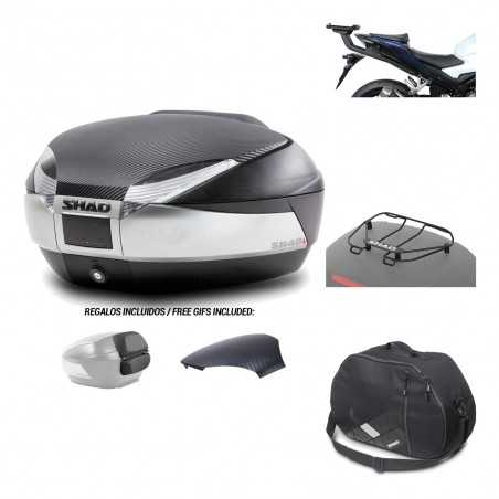 SHAD Baul trasero + herraje montaje accesorios SH48 KIT-180788