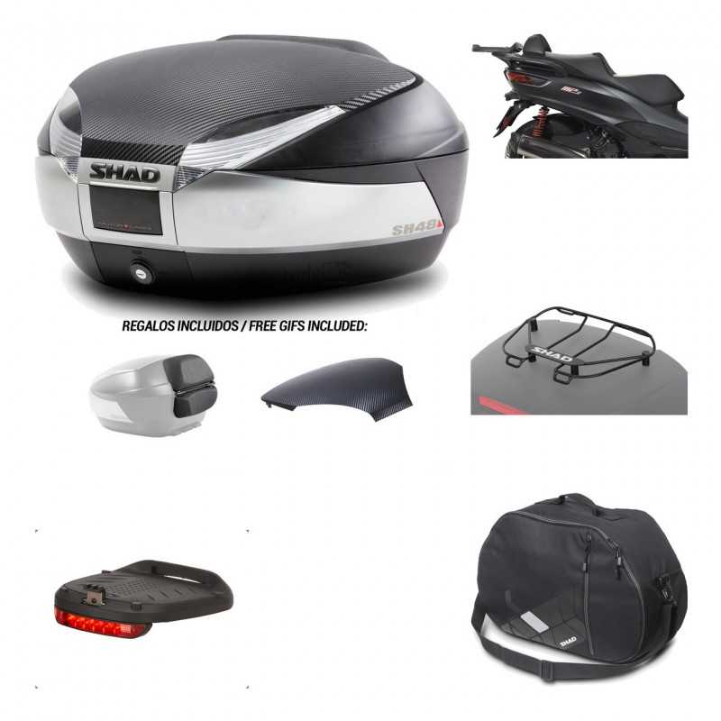 Rear trunk + mounting hardware + accessories  SH48