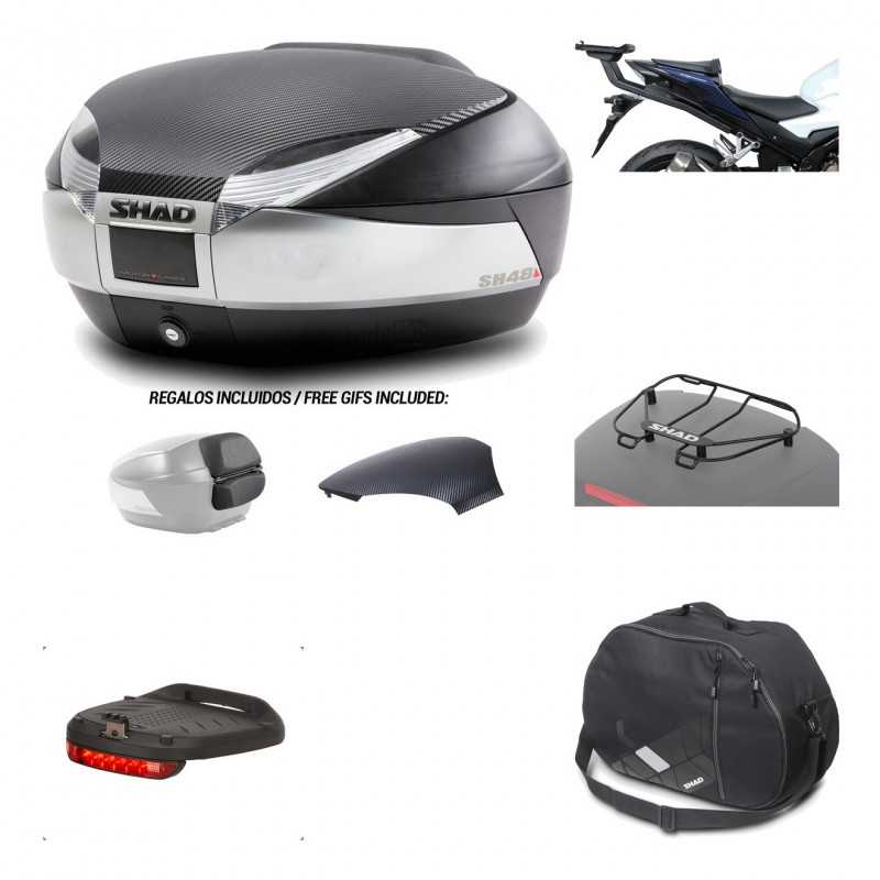 Rear trunk + mounting hardware + accessories  SH48