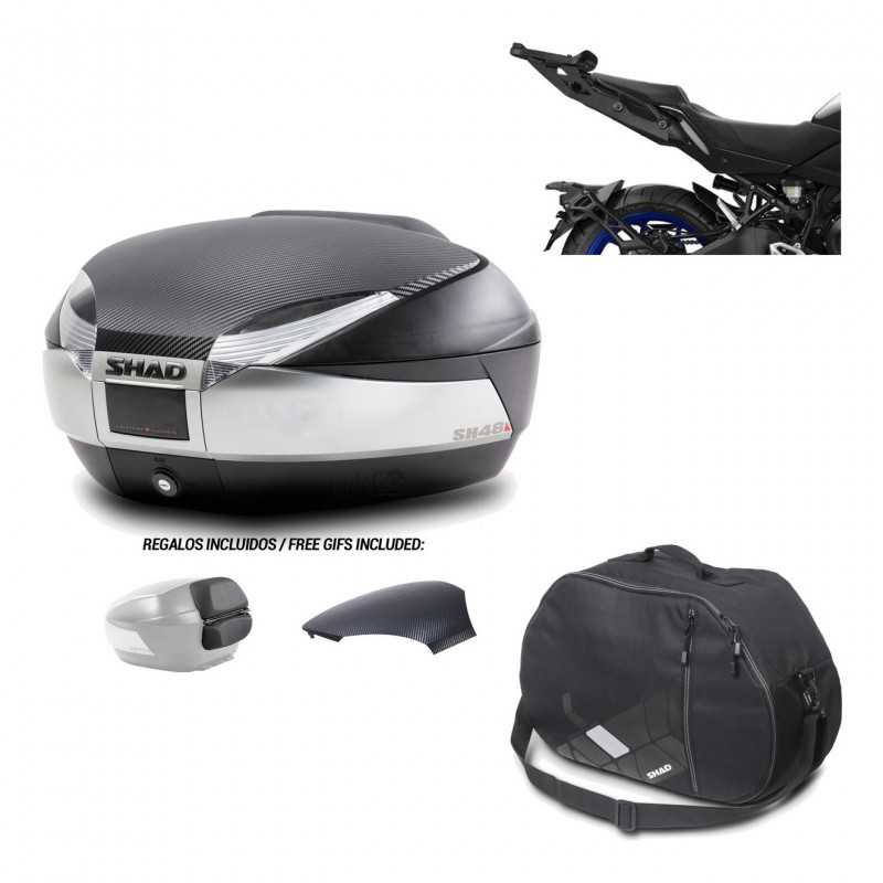 SHAD Baul trasero + herraje montaje bolsa interna SH48 KIT-180840