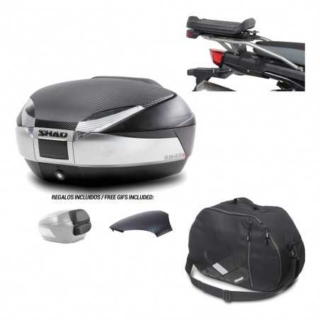 SHAD Baul trasero + herraje montaje bolsa interna SH48 KIT-180744