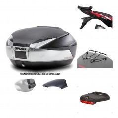 SHAD Baul trasero + herraje montaje accesorios SH48 KIT-180891
