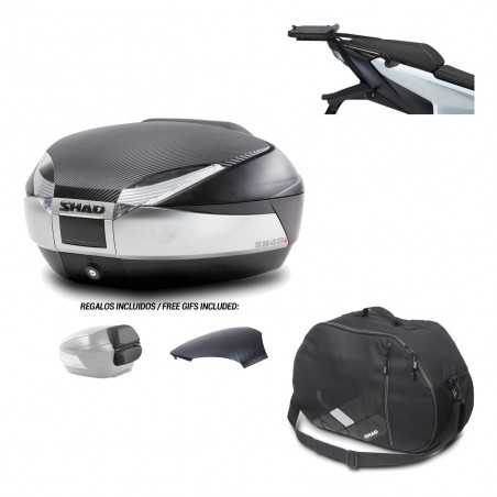 SHAD Baul trasero + herraje montaje bolsa interna SH48 KIT-180792