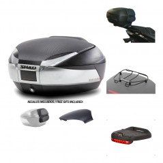 SHAD Baul trasero + herraje montaje accesorios SH48 KIT-180943