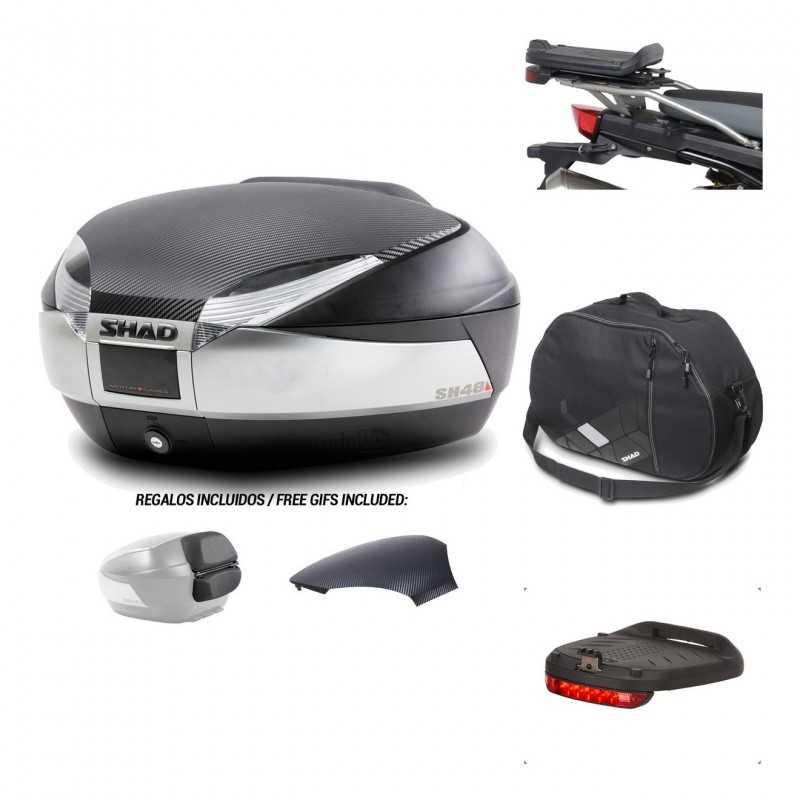 Rear trunk + mounting hardware + accessories  SH48