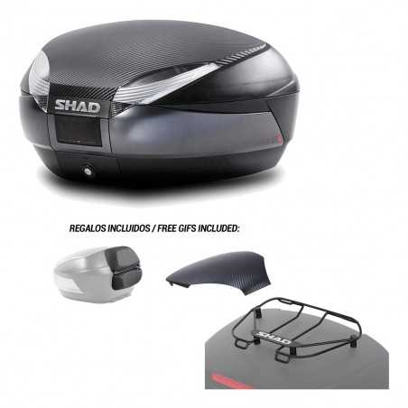 SHAD Baul trasero + parrilla portabultos superior SH48 KIT-180990