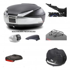 Rear trunk + mounting hardware + accessories  SH48
