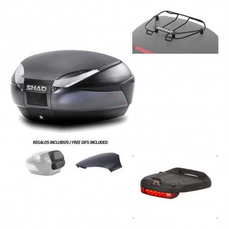 SHAD Baul trasero + accesorios SH48 KIT-180991