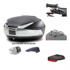 Rear trunk + mounting hardware + accessories  SH48