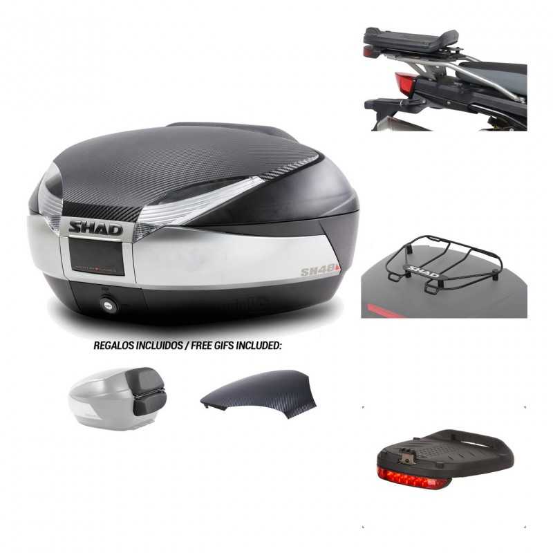 Rear trunk + mounting hardware + accessories  SH48