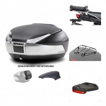SHAD Baul trasero + herraje montaje accesorios SH48 KIT-180747