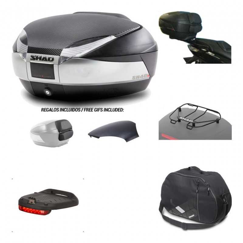 Rear trunk + mounting hardware + accessories  SH48