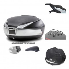 Rear trunk + mounting hardware + accessories  SH48