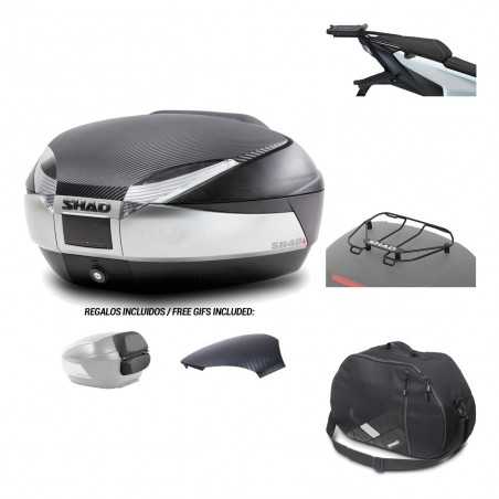 SHAD Baul trasero + herraje montaje accesorios SH48 KIT-180796
