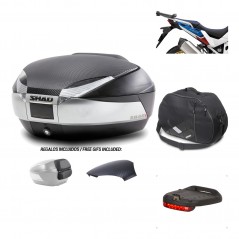 Rear trunk + mounting hardware + accessories  SH48