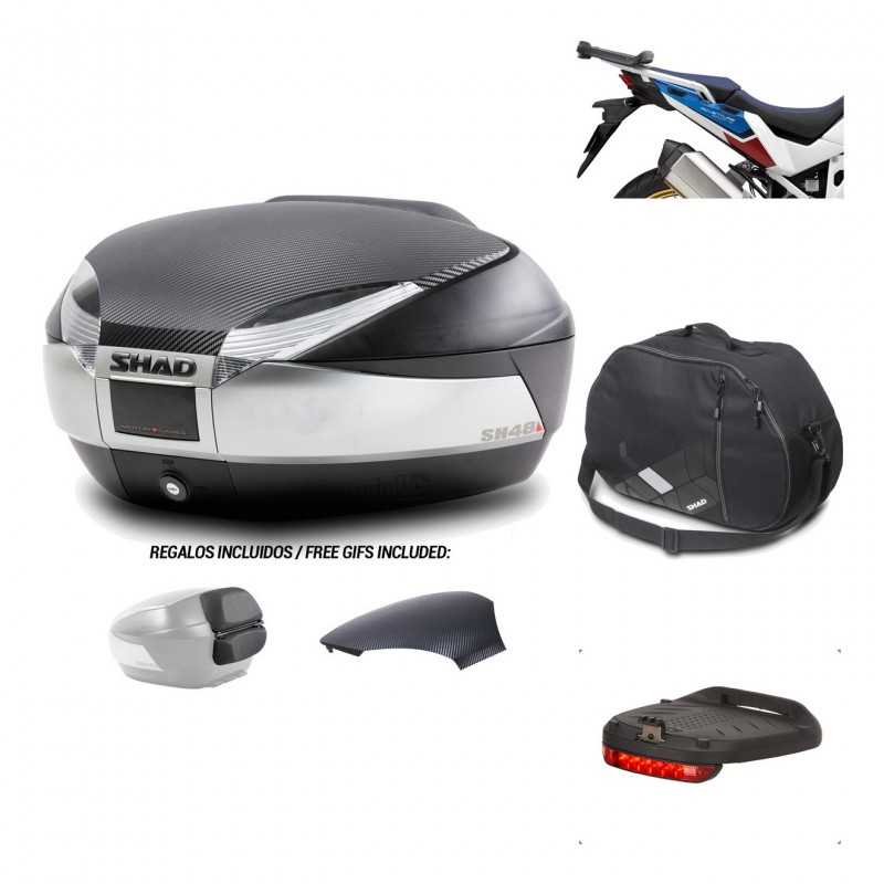 Rear trunk + mounting hardware + accessories  SH48