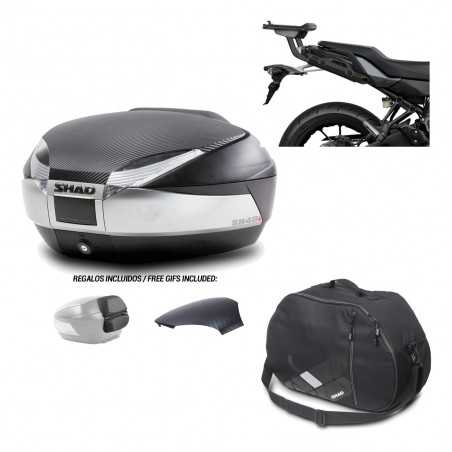 SHAD Baul trasero + herraje montaje bolsa interna SH48 KIT-180848