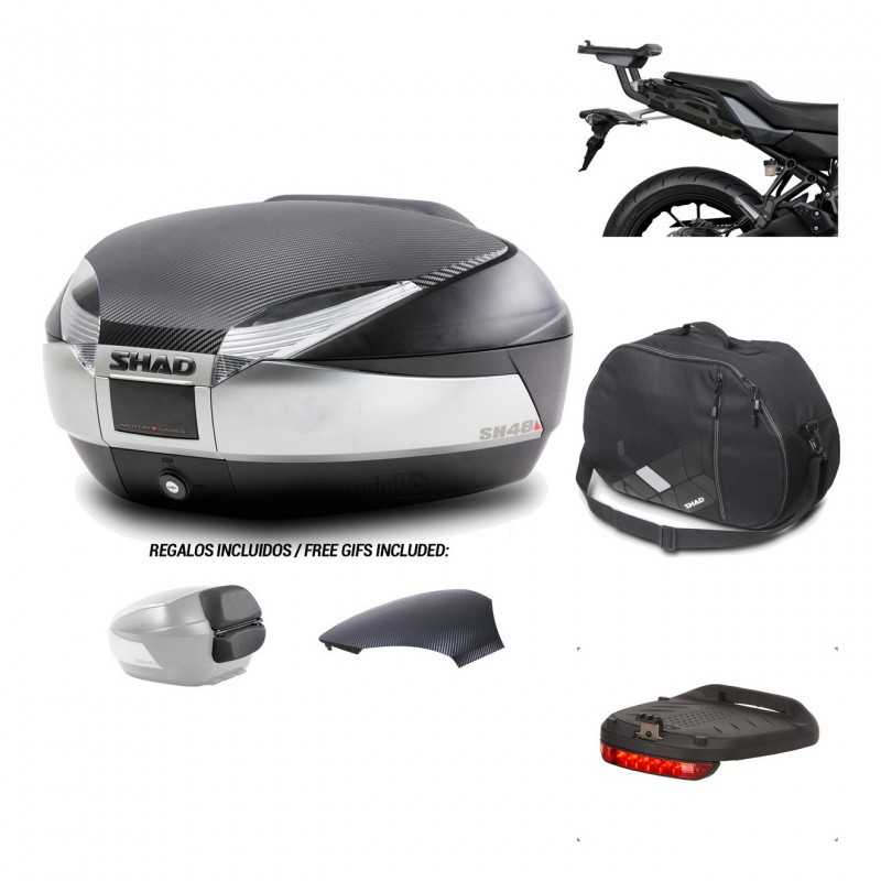 SHAD Baul trasero + herraje montaje accesorios SH48 KIT-180849