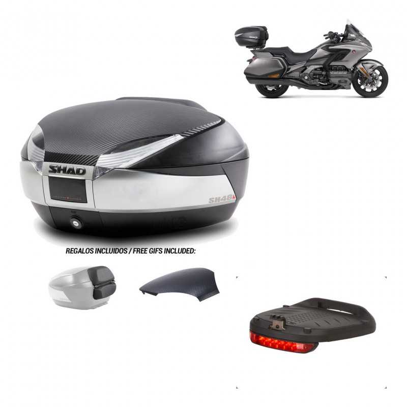 Back trunk + big top fitting + brake light  SH48