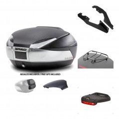 Rear trunk + mounting hardware + accessories  SH48