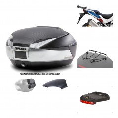 Rear trunk + mounting hardware + accessories  SH48