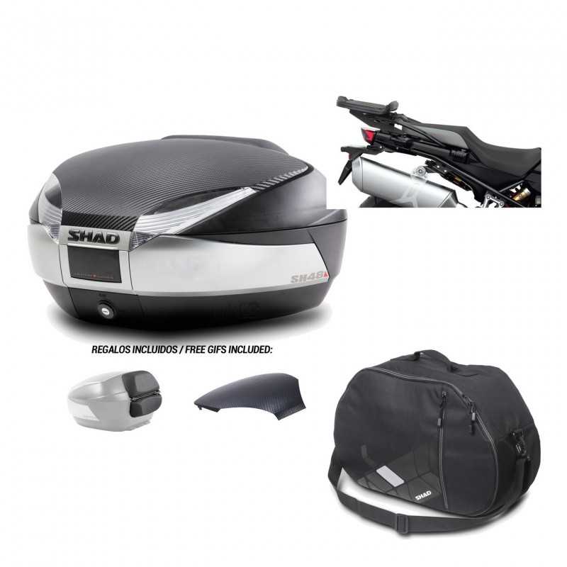 SHAD Baul trasero + herraje montaje bolsa interna SH48 KIT-180800