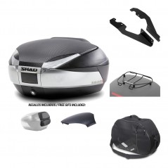 Rear trunk + mounting hardware + accessories  SH48