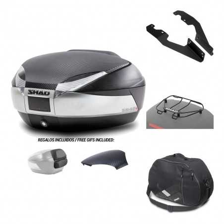 SHAD Baul trasero + herraje montaje accesorios SH48 KIT-180948