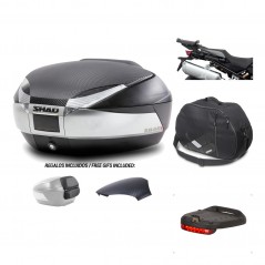 Rear trunk + mounting hardware + accessories  SH48
