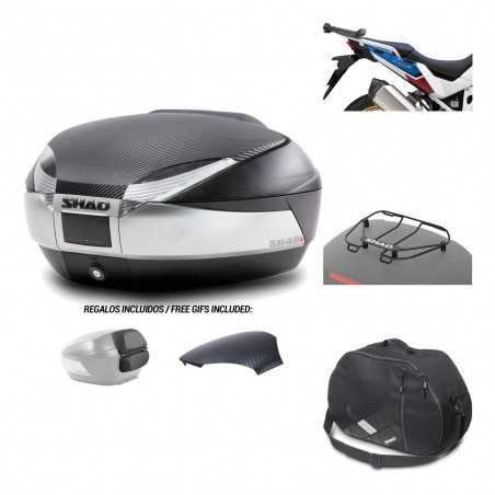 SHAD Baul trasero + herraje montaje accesorios SH48 KIT-180900