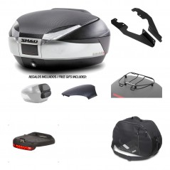 SHAD Baul trasero + herraje montaje accesorios SH48 KIT-180949