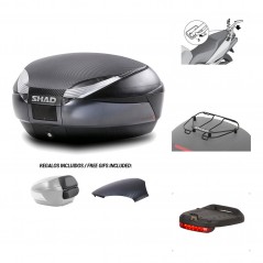 Rear trunk + mounting hardware + accessories  SH48