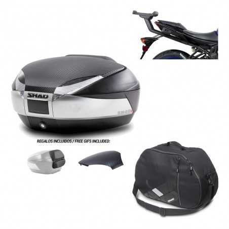 SHAD Baul trasero + herraje montaje bolsa interna SH48 KIT-180752