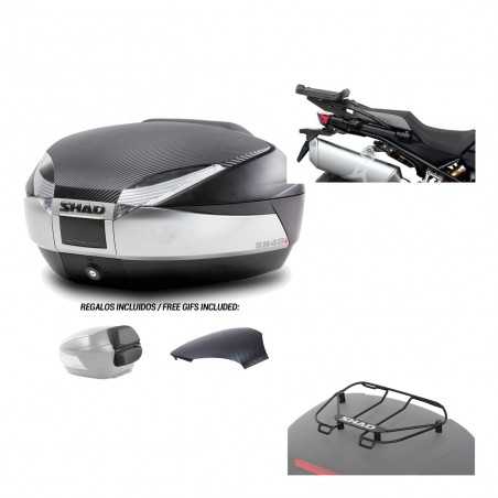 SHAD Baul trasero + herraje montaje parrilla portabultos superior SH48 KIT-180802
