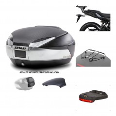 Rear trunk + mounting hardware + accessories  SH48