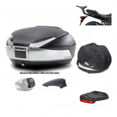 Rear trunk + mounting hardware + accessories  SH48