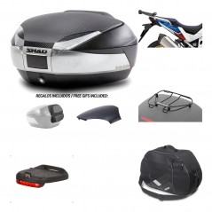 SHAD Baul trasero + herraje montaje accesorios SH48 KIT-180901